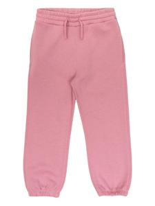 Штаны Stella McCartney Kids с цветочным принтом и завязками на карманах, розовый