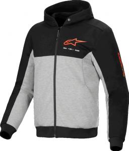 Мотоциклетная толстовка на молнии Alpinestars chrome v2 duo sport, Grey/Black/Red