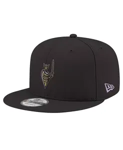 Мужская и женская бейсболка Eclipse Black Golden State Valkyries Logo 9FIFTY New Era