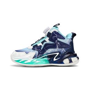 Баскетбольные кроссовки средней высоты с амортизацией ударов и износостойкостью для детей D&W, синий