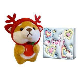 Шиба-ину брелок плюшевый кукла подвеска высота 11см FKOFR