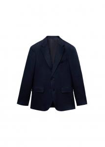 Приталенный пиджак MANGO MAN Amalfi, Navy
