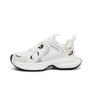 Yang Nianhua Женские белые кроссовки с низким верхом и износостойким верхом, увеличивающие рост