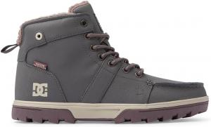 Мужские ботинки DC Shoes Woodland для холодной погоды, повседневные высокие, стиль снегоходные, серый