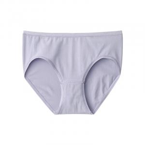 Женские эластичные трусы Muji со средней талией, темно-серый