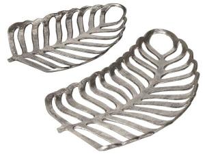 Декоративная чаша амнисос Beliani, серебряный