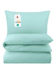 Carpe Sonno Постельное белье из жатой ткани мятного цвета