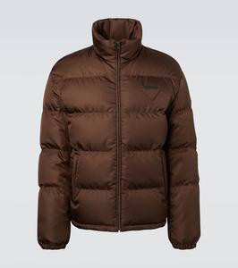 Пуховик Re-Nylon Prada, Brown