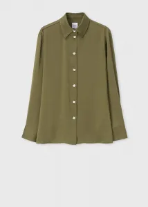 Женская атласная рубашка