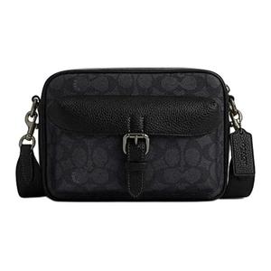 COACH Кожаная наплечная сумка через плечо