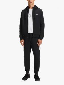 Байка BOSS из хлопковой смеси с застежкой-молнией спереди HUGO BOSS, Black