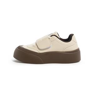 Скользостойкие, износостойкие, дышащие низкие детские кроссовки для скейтбординга Beige для подростков Babaya, бежевый