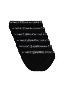 Трусы Yara 6 пар в упаковке - пояс с логотипом дышащий одинарный трикотаж Bamboo Basics, черный