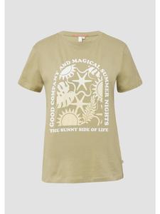 Футболка цвета 72D1_зеленый шалфей QS