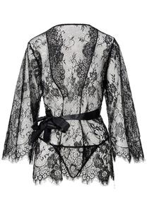 LingaDore Пеньюар в черном цвете