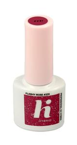 Hi Hybrid, Sparkle, гибридный лак №231 Flashy Rose, 5 мл