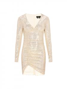 Faina Женское платье золотого цвета