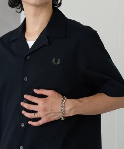 Рубашка Fred Perry из компрессионной сетки с отложным воротником SH M1745