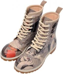 Женские высокие ботинки DOGO - веганская кожа и уникальный дизайн, зимние женские ботинки, удобные и стильные, Go Back To Being Yourself