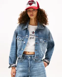 Джинсовая куртка Tommy Girl Tommy Jeans, синий