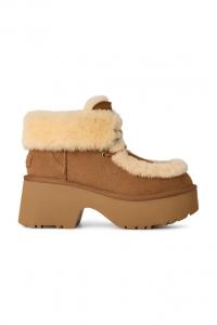 Замшевые ботинки Esmee на шнуровке Ugg, коричневый