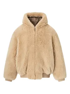 Бомбер с капюшоном Fear Of God, коричневый