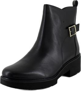 Ботильоны Naturalizer для женщин Delilah с ребристой подошвой, Black Leather