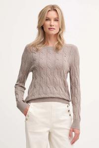 Шерстяной свитер Tommy Hilfiger, коричневый