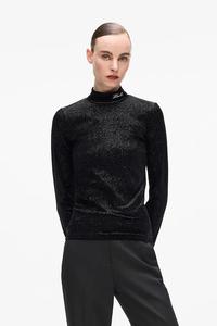 Лонгслив Karl Lagerfeld, черный