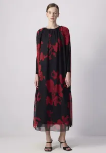 Повседневное платье с цветочным узором Touché Privé, Black