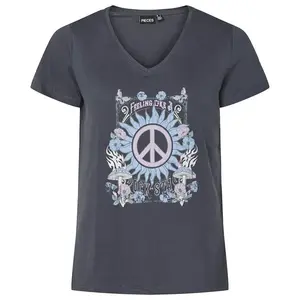 Футболка Pieces Gabriella, серый