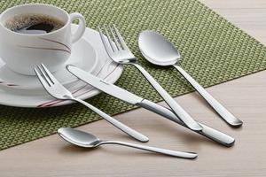 Эсмейер 32 шт. Набор столовых приборов для меню 'TINA' 18/0 полированная нержавеющая сталь - ручки тонкие длинные элегантные - на 8 персон Esmeyer