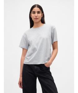 (W) Хлопковая футболка свободного кроя Supima(R)