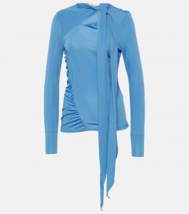 Топ с завязками Victoria Beckham, синий