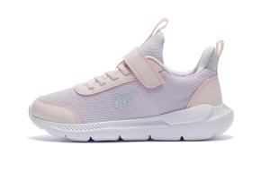 Антискользящие износостойкие амортизирующие дышащие низкие детские кроссовки для бега светло-фиолетовый розовый детские 361°KIDS