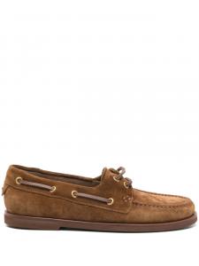 Gianvito Rossi замшевые лоферы, коричневый