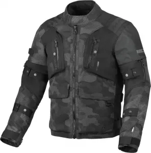 Водонепроницаемая мотоциклетная куртка Macna Higera для путешествий, Black/Grey/Camo