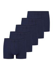 Schiesser Ретро шорты/брюки из органического хлопка, повседневные, темно-синего цвета