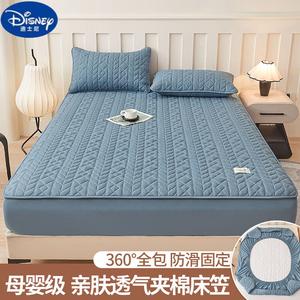 Disney Простыня на резинке 120х200 см, класс A, хлопок, узор "пшеничный колос", цвет Deep Sea Blue