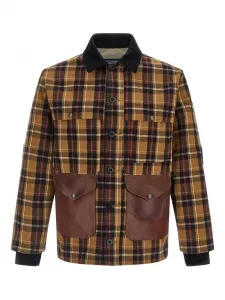 Клетчатая вельветовая куртка из коллаборации с Filson Junya Watanabe Man, коричневый