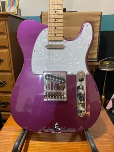 Fender Telecaster Custom 5,7 фунтов. Металлик-пурпурный с звукоснимателями Seymour Duncan Quarter Pound