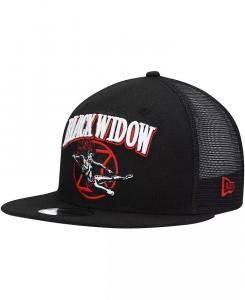 Мужская черная кепка Black Widow Retro с сетчатой ​​спинкой 9FIFTY Snapback New Era