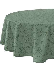 Erwin Müller Скатерть из смесовой хлопчатобумажной ткани, цвет шалфейно-зеленый