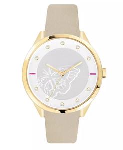 Женские часы Metropolis из телячьей кожи с серебряным циферблатом Furla