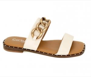 Женские сандалии Ivory с двойными ремешками Corkys Footwear