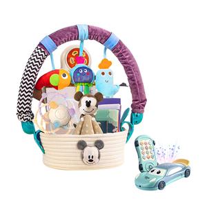 Подарочная корзина baby moon для новорожденных набор на 100 дней игрушка для успокоения малыша развивающая игрушка Disney