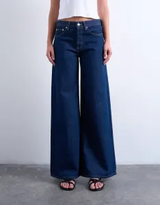 Клара с широкими ногами Topshop, Dark Blue Denim