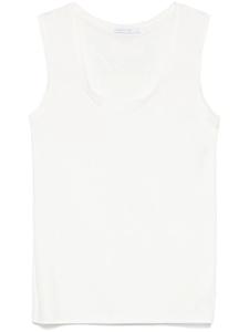 Patrizia Pepe топ с логотипом, белый