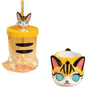 POP MART Стакан с соломинкой Heart's Journey Big Eared Ox