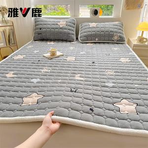 Yalu Наматрасник из молочного вельвета 180 см, 3 предмета (матрас + 2 наволочки), цвет Starry Sky